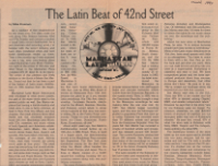 The Latin Beat Of 42nd Street Article by Mike Freeman